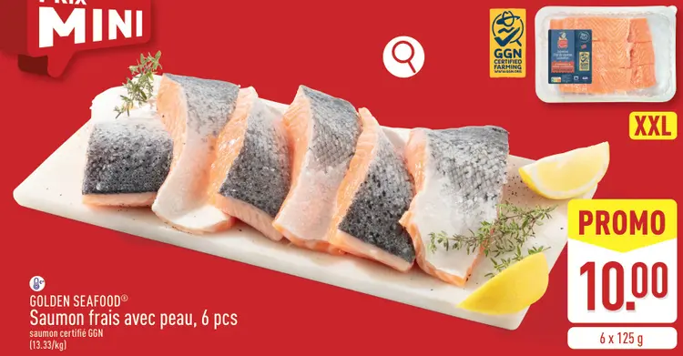 Offre: Saumon frais avec peau