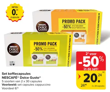 Aanbieding: Set koffiecapsules NESCAFÉ® Dolce Gusto®