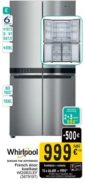 Aanbieding: French door koelkast WQ9B2LEF