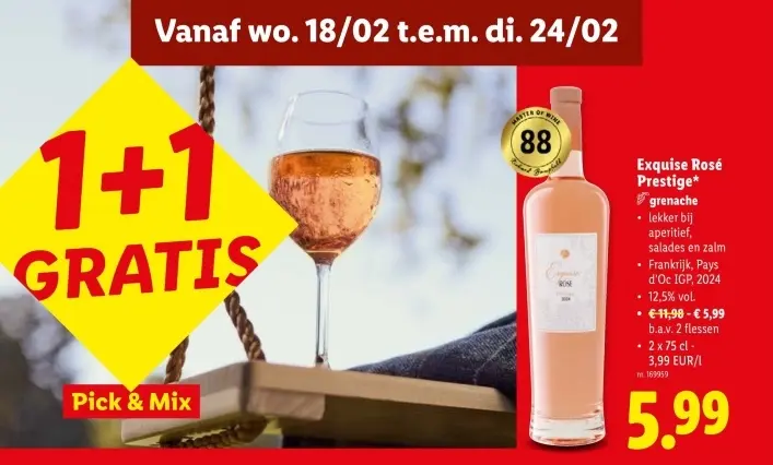 Promotie: Exquise Rosé Prestige