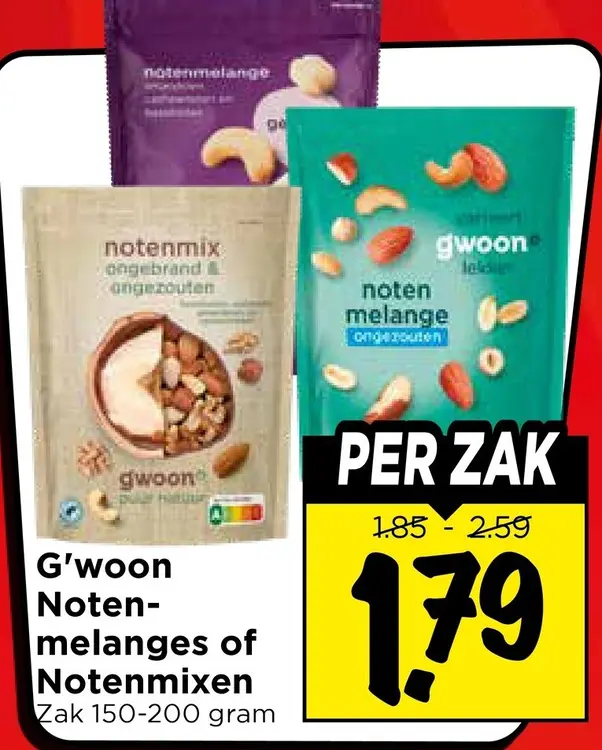 Aanbieding: Noten-melanges of Notenmixen