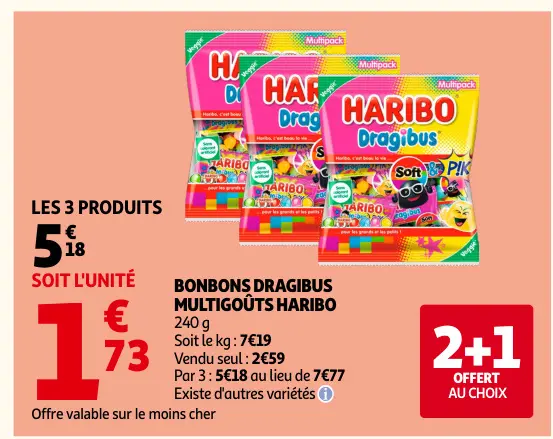 Promotie: Dragibus multigouts