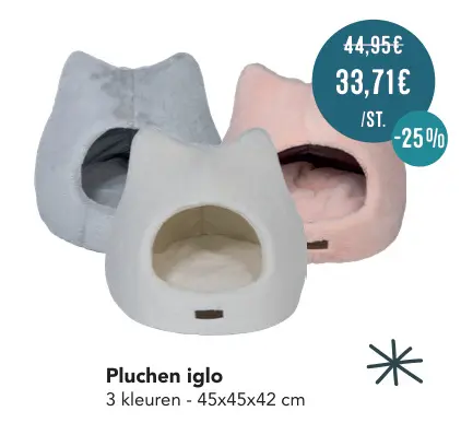 Promotie: Pluchen iglo