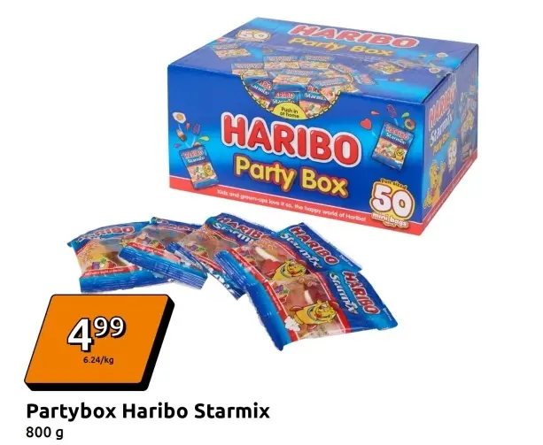 Offre: Partybox Haribo Starmix