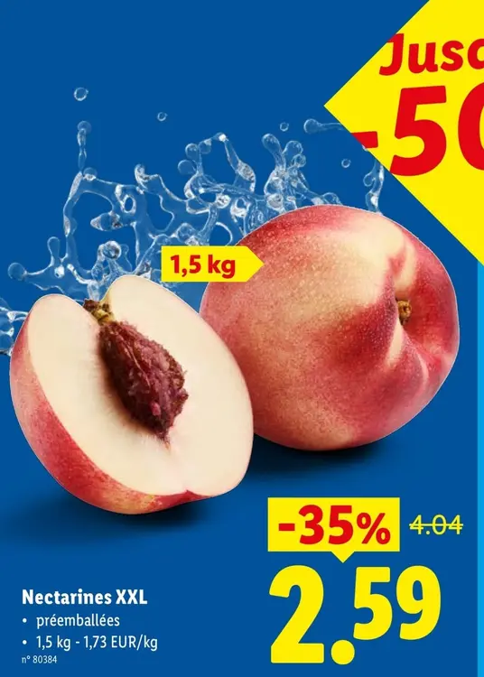 Offre: Nectarines XXL