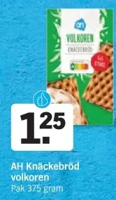 Aanbieding: AH Knäckebröd volkoren