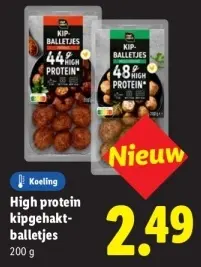 Aanbieding: High protein kipgehaktballetjes
