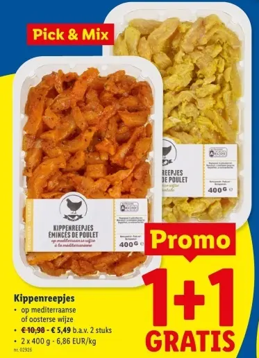 Promotie: Kippenreepjes