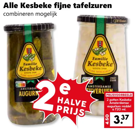 Aanbieding: Alle Kesbeke fijne tafelzuren