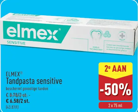Promotie: Tandpasta sensitive