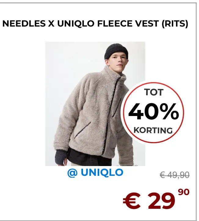 Aanbieding: Fleece vest