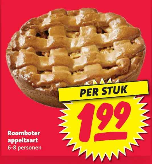 Aanbieding: Roomboter appeltaart