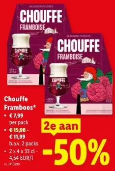 Promotie: Chouffe Framboos