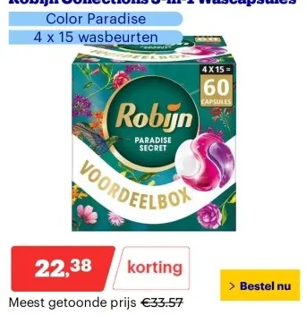 Aanbieding: Robijn Collections 3-in-1 Wascapsules