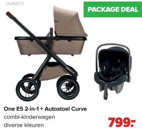 Aanbieding: One E5 2-in-1 + Autostoel Curve