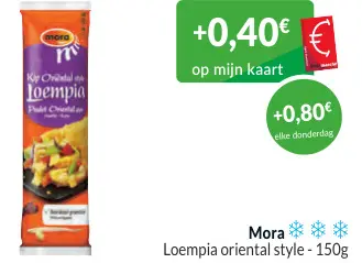 Promotie: Loempia oriental style