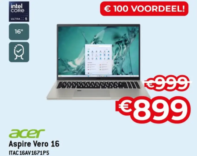 Promotie: Aspire Vero 16