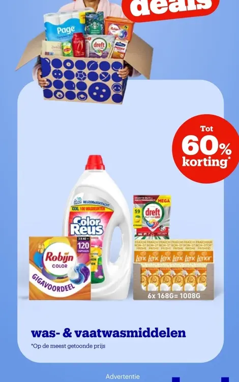 Aanbieding: Was- & vaatwasmiddelen