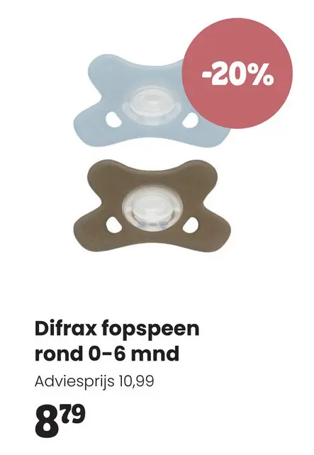 Aanbieding: Difrax fopspeen
