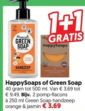 Aanbieding: HappySoaps of Green Soap
