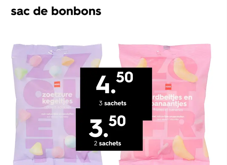 Offre: sac de bonbons