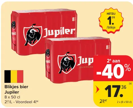 Promotie: Blikjes bier