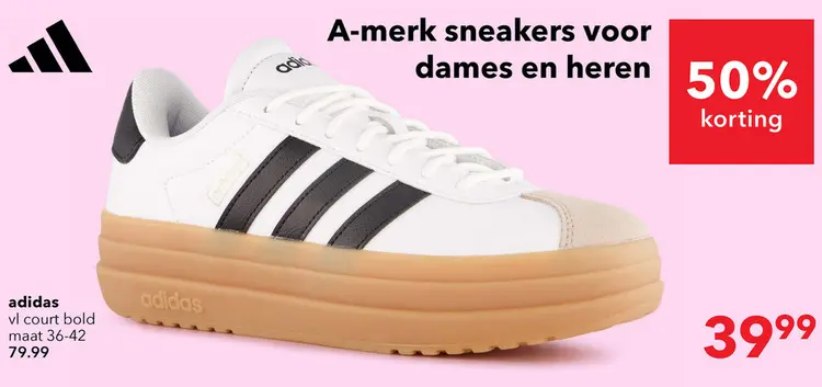 Aanbieding: Adidas vl court bold