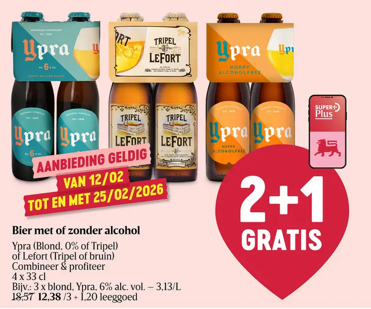 Promotie: Bier met of zonder alcohol