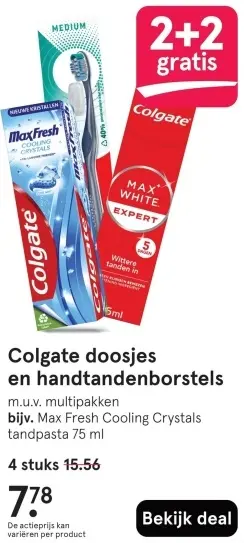 Aanbieding: Doosjes en handtandenborstels