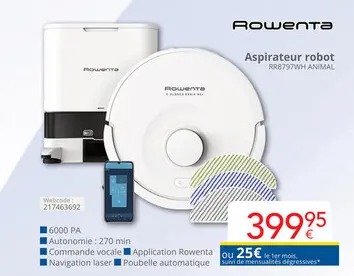 Offre: Aspirateur robot