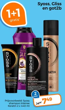 Aanbieding: Syoss, Gliss en got2b