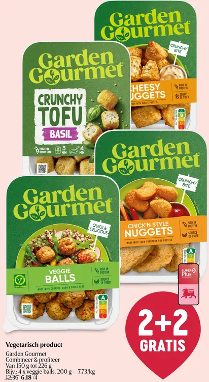 Promotie: Vegetarisch product Garden Gourmet Combineer 
