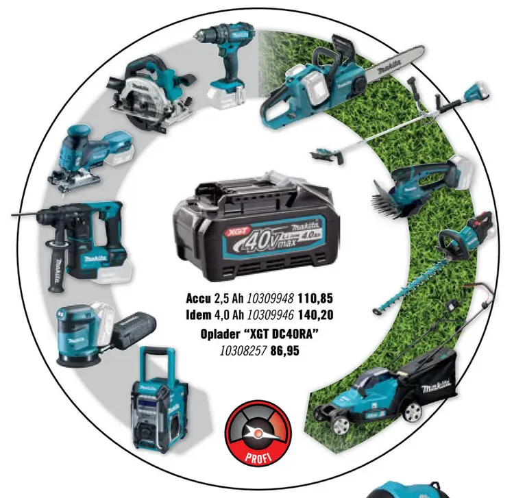 Aanbieding: Accu XGT BL4025 40V/2,5Ah