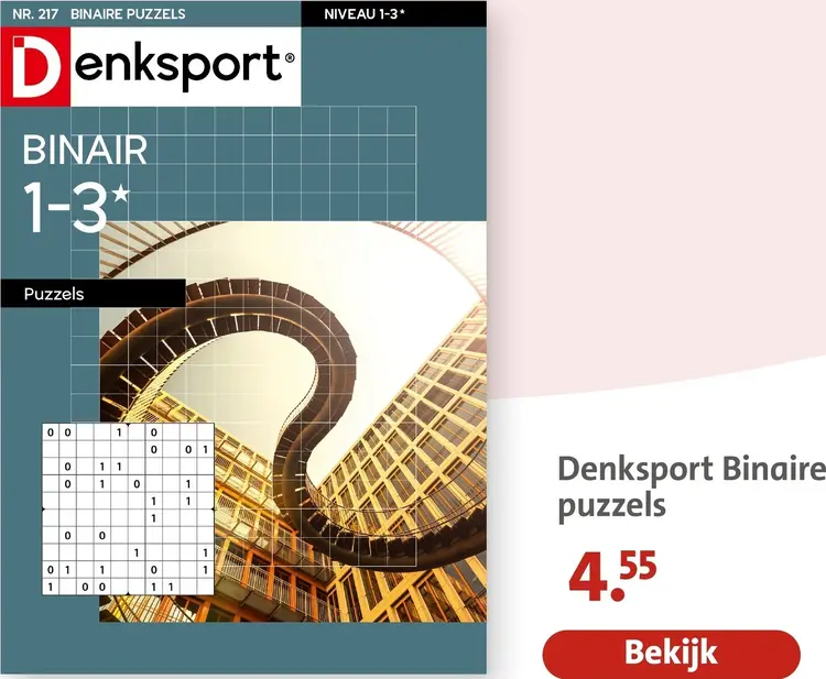 Aanbieding: Denksport Binaire puzzels