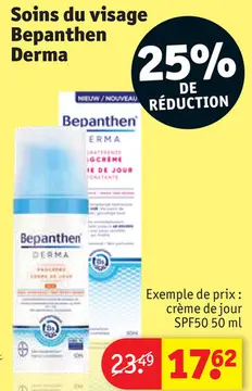 Offre: Soins du visage Bepanthen Derma