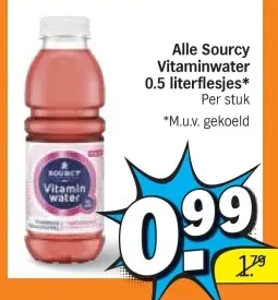 Aanbieding: Sourcy Vitaminwater