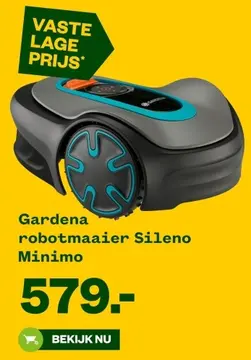 Aanbieding: Gardena robotmaaier Sileno Minimo