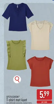 Aanbieding: T-shirt met kant