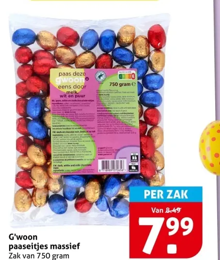 Aanbieding: paaseitjes massief