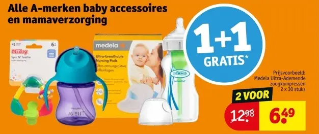 Aanbieding: Medela Ultra-Ademende zoogkompressen
