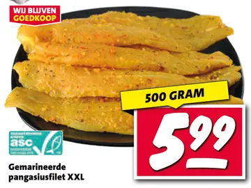 Aanbieding: Gemarineerde pangasiusfilet XXL