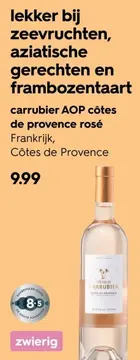 Aanbieding: carrubier AOP côtes de provence rosé