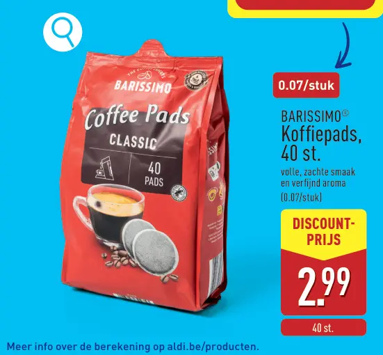 Promotie: Koffiepads