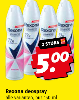 Aanbieding: Rexona deospray