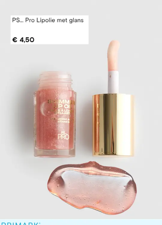Promotie: Shimmer Lip Oil