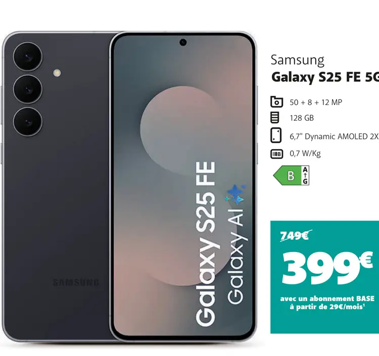 Offre: Galaxy S25 FE 5G