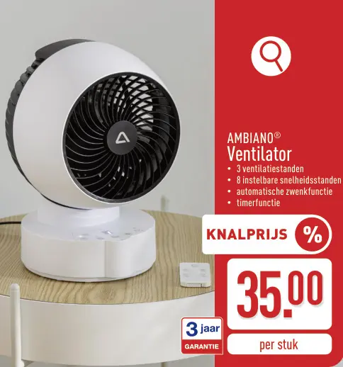 Promotie: Ventilator
