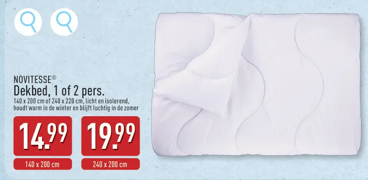 Promotie: Dekbed