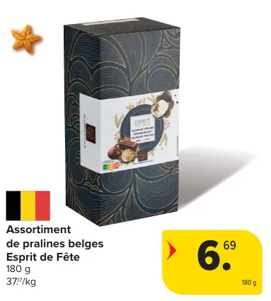 Offre: Assortiment de pralines belges