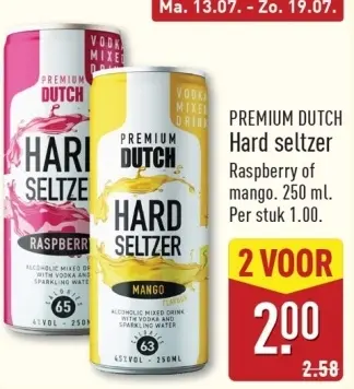 Aanbieding: Hard seltzer